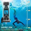 4K 1080P Pocket Camcorder HD Cam 13 LCD Screen 270° Rotatable Wifi Mini sports Camera with Waterproof Case Motion Cameras 240407