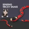 Toys Smart Sensing Snake Cat Toys Toys Automatic For Cats USB Charging chaton Toys Electric Interactive Snake Toy