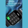 Bracelets F15S Bracelet Smart Sports Watch 1.75 '' Fulltouch Écran BT Température d'appel / sommeil / fréquence cardiaque / Moniteur de pression artérielle SmartBand
