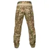 Setar Airsoft Paintball Men arbetar militära kläder Combat Uniform +Pads Multi Pocket Tactical Camo Shirts Army Tracksuits Hunting Suit