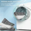 Pamięć ortopedyczna bawełniana poduszka 40x70cm powolne odbicie miękkie poduszki do sprężania ergonomiczne w kształcie szyjki macicy dla dorosłych 240411