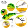 Thetime -märket MZ55 60Metal Vib Blade Glow Cicada Lure 55 60mm 13G 17G Sinking Tail Spinner Baits Bibe For Bass Pike Perch Fish 240407