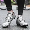 Buty rowerowe szosowe Mężczyźni SPD z buty sportowe na rowerze z płaską dnem prędkość sportowa buty mtb terenowe buty rowerowe 240416