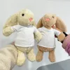 Påskkanin Super Soft Plush Rabbit Toy Filling Animal Toy Löstagbar Baby T-shirt