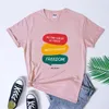 Женские футболки T Никто не может быть в мире рубашки Camiseta Unisex с коротким рукавом с коротким рукавом хипстерская свобода футболки