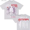 Męskie tshirty 2024SS Męskie Tshirty Hellstar bawełny Tshirt moda czarne mężczyźni designerskie ubrania kreskówkowe grafiki punk rock tops Summer High STT ST Y240420 IQ26