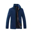 Men's Hoodies MRMT 2024 Brand Fleece Jacket To Increase Overcoat For Male Middle-aged Outer Wear Clothing