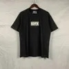 Vêtements pour hommes de rue Summer Kith FW T-shirts Coton Round Neck Box T-shirt 240408