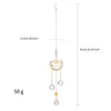 Décorations de jardin cristaux Suncatcher Butterfly Sun Catchers colorés Crystal Chandelier Pendant Mur suspendu Prisme Trism Orname