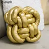 Kissen 1PC Weihnachtsgeschenkdekorationen Golden Knotted Knotenkugel Chinesische Knotenfensterdekoration #/