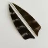 Packs No Colored Archery Feather 3/4/5 inch 50pcs/bag Hunting Arrow Fletching Fletches Natural grey and stripe Turkey Feathers