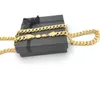 Mens Miami Colar Chain Chain Colar 18K Acabamento de ouro 10mm Big Men de 24 polegadas Hip Hop225g de Hip225g de 10 mm