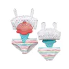 Toddler Infant Baby Girls Swimwear Ice Cream Swimsuit Swimming Beach Bathing Bikini Cute Summer OnePiece Overall 240415