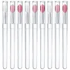 Makeup Brushes 9 PCS Lip Brush Silicone Applicator med CAP Gloss Applicators Mask Wands Lipstick Small