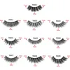 Meishenjie 3510 Paire 3D Mink Lashs Natural Couss Dramatic Fals Cils Faux Cils Cils Fake Extension Maquiagem 240420