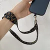 Klassiek lanyard voor mobiele telefoon ID Badge Holder Naam Tags Nylon Portable Phone Riem Keychain Lanyard