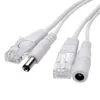 Poe Kablosu Ethernet Adaptör Kablosu Üzerinden Pasif Güç POE Splitter RJ45 Enjektör Güç Kaynağı Modülü IP Kame için 12-48V