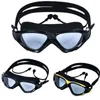 Großer Rahmen professioneller Erwachsener Schwimmbrillen Ohrpolster wasserdichte Antifog HD Schwimmbrillen für Männer Frauen Pool Eyewear 240416