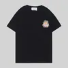 Męskie koszulki Summer Nowy marokański styl w stylu Plant T Shirt Y2K Top Fashion Okoła szyi T Shirt Men Men Strt Strt Krótka T-shirt Y240420