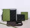 Designer bifold plånbok läder plånböcker präglade g kuvertväska lång kort kvinnlig korthållare myntpåse designers handväska korn cal7545524