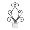 Kerzenhalter 2pcs Metall Home Dekoration Suchhalter Wandmontage Candlestick Tea Light