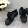 Platforms Designer Luxury Womens Camellia Dress Shoes Round Toe Sneakers Flat Heels Shoes Black White Bowtie Loafers Slip-On Leisure Ballet Flats Shoes Espadrilles