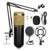 Microfones BM800 Computer Live Condenser Microphone K Song Game Studio Reverb