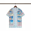Summer Mens Designer Shirts Casablanc shirt Man Womens Tees Brand Short Sleeves Top Sell Luxury Men Hip Hop clothes SIZE M-3XL