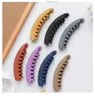 1PC Frosted Banana Hair Clip Clamp Koreański kucyk do włosów Ponytail Holder Claw Clips Women Nekury Hair Akcesoria Factory