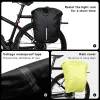 Bags Rhinowalk 20L Bike Pannier Waterproof Bicycle Bag Rear Rack Luggage Cycling Backpack Multifunction Storage Bag Bike Accessories
