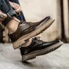 Casual Shoes Classic Men for Wedding 2024 Fashion Lace-up Handgjorda mäns affärsläder manlig körning