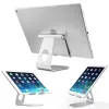 Apple iPadブラケット用のユニバーサルアルミニウムタブレットスタンドiPhone X/8 Mipad Samsung Galaxy Tabスタンドホルダーのシニアメタルサポート