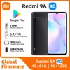 使用Xiaomi Redmi 9a Android 4Gロック解除6.53インチ4GB RAM 128GB ROMすべての色の元の携帯電話