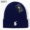 Pol New Design Designer Beanie Classic Letted Knitted Connet Caps for Mens damskie jesienne zima ciepłe gęste wełniane haft haft zimny para mody Hats P12