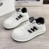 Casual Shoes Fashionable Spring Thick Sole Small White Round Toe Elevated Sports Platform Sneakers Women