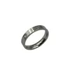 Designer Fashion Carter Same Style Six Diamond Titanium Steel Mens and Womens Rings Elegant Gold Ring Jewelry