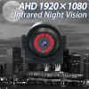 Объектив 1920*1080p AHD Вид на боковой вид камера 12 В для автобусных автомобилей Мониторинг транспортных средств IR Night Vision Carulance Camera Camera Ip68