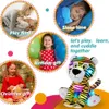 32cm LED Light Up Animals Doll Toys Musical Soft Tiger Plush Throw Pillow Peluches Decors Birthday Toys Gift for Kids Girls 240419