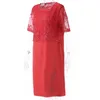 Rimiut plus maat 5xl 4xl dames zomer herfstjurk elegant kanten vrouwelijke blauwe avond feestjurken vestido big fat mm 240418