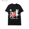 Mens TShirts Fashion Brand Luxury Mens T Shirt Designer Cute Girl Pattern Print Round Neck Short Slve Loose TShirt Casual Top Black White Apricot Asi Y240420 AYJX