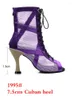 Scarpe da ballo Ladingwu Purple Women's Party for Ladies Boots Sexy Cuba High Heels Zapatillas Women latino