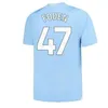 2023Soccer Jerseys Haalande 2024 Bruyne Phillips Mans Cities Grealish Ferran Mahrez Foden Bernardo Joao Cancleo Z Rodrigo 축구 셔츠 남자 키트 유니폼 세트 유니폼