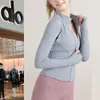 デジーナーヨガジャケットトップシャツ服短い女性パーカー春と秋のスポーツコートレディスジッパーカーディガンスキニーヌードフィットネス長袖スタンディングネックスーツ