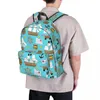 Rucksack Piratenmuster Jungen Mädchen Bookbag Schülern Schultasche Cartoon Kinder Rucksack Laptop Schulter große Kapazität