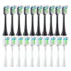 Heads 10sts ersättningsborstehuvuden för SOOCAS X3/X3U/X5 Sonic Electric Tooth Brush Dupont Soft Lämplig vakuumborstmunstycken