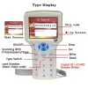 Card English 10 частота RFID Reader Writer Copier Duplicator IC/ID с USB -кабелем для карт 125 кГц 13,56 МГц ЖК -экран дубликатор