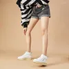 Scarpe casual sneakers alt-top Women Platform Platform High Qualtiy Round Toe Ladies Concise Female Concise fatte a mano