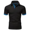 Men's T Shirts Short Sleeve Polo Casual Slim Fit Basic Designed Quick-drying Anti-wrinkle Tops