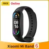 Pulseiras xiaomi mi banda 6 pulseira inteligente 5 cor amoled oxigênio de oxigênio inteligente banda fitness trapaer