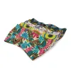 Tassen Huntfun Nieuwe trim bloemenstofafwerking voor klassieke Mini Obag Handbagcotton Fabric Decorating for O Tag Body